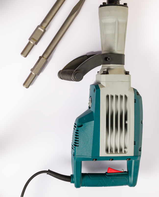 Martelo Demolidor Profissional (Verde Água/Cinza)